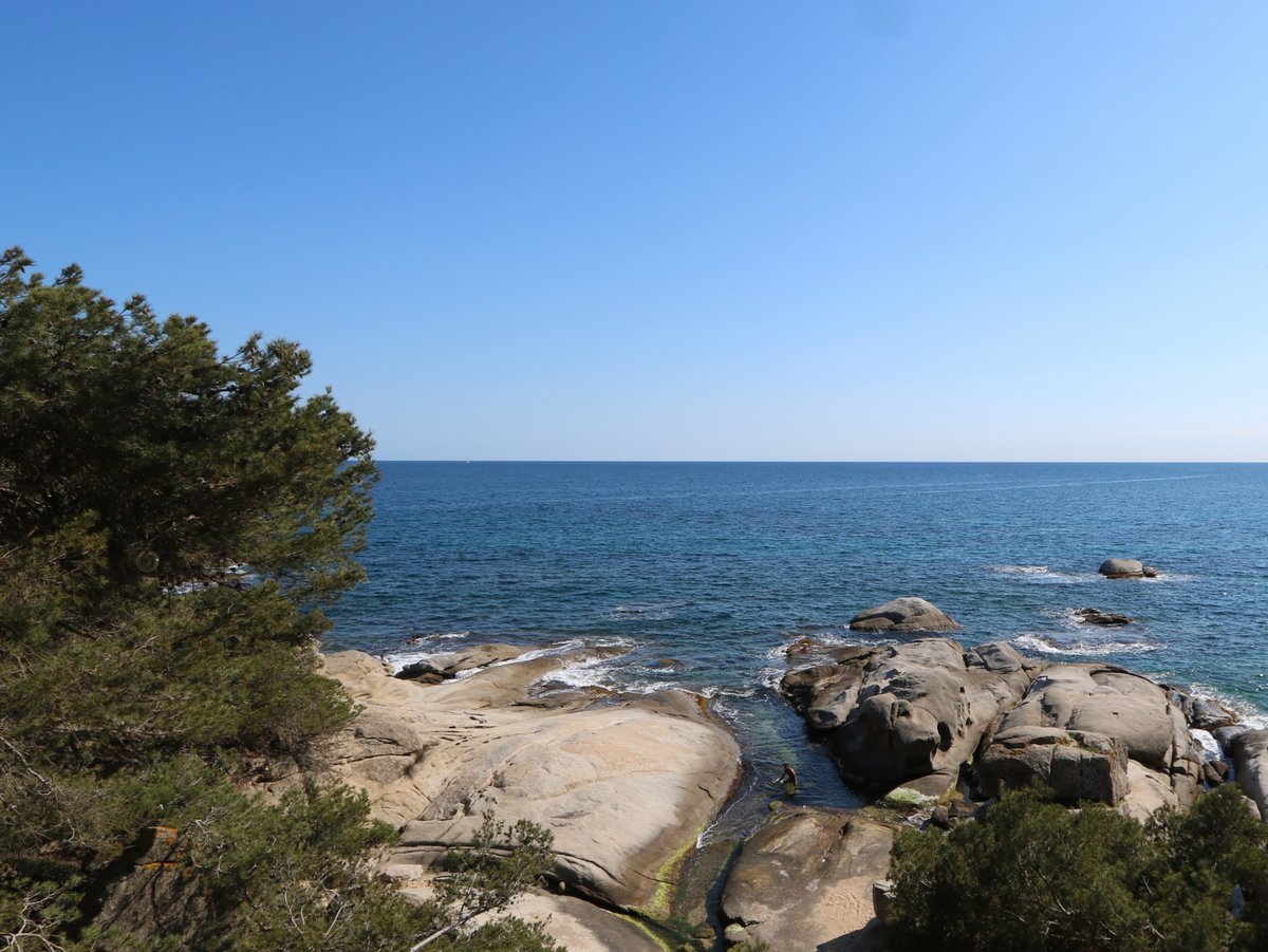 Sant Antoni de Calonge. Cove of Flat Rocks (Cala de Roques Planes)