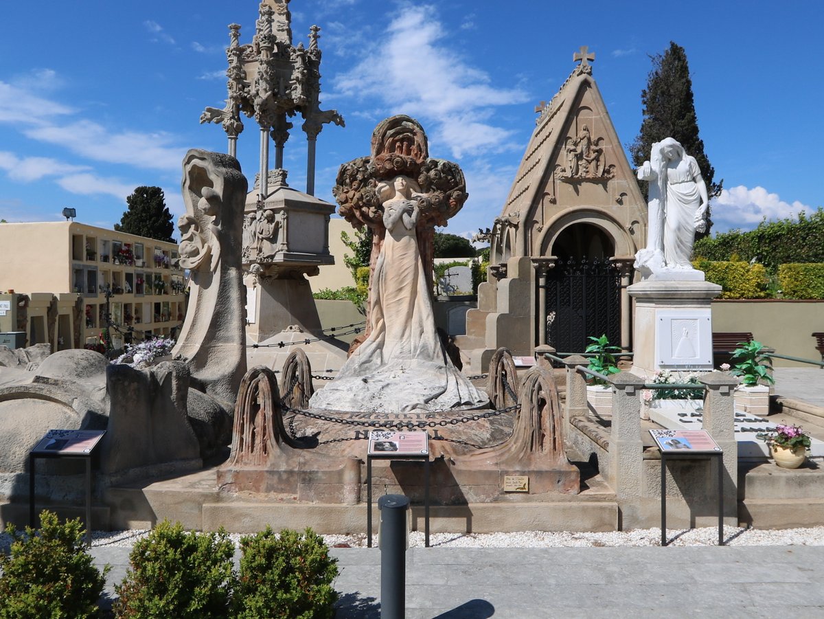 Modernist Cemetery in Lloret de Mar