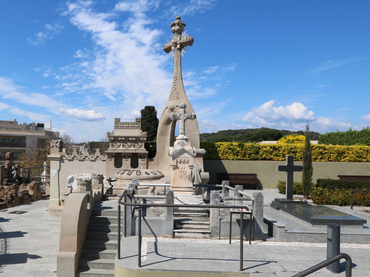 Lloret de Mar. Modernist Cemetery in Lloret de Mar