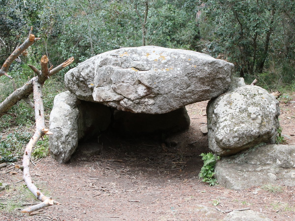 Palafrugell. The Dolmen of Can Mina dels Torrents