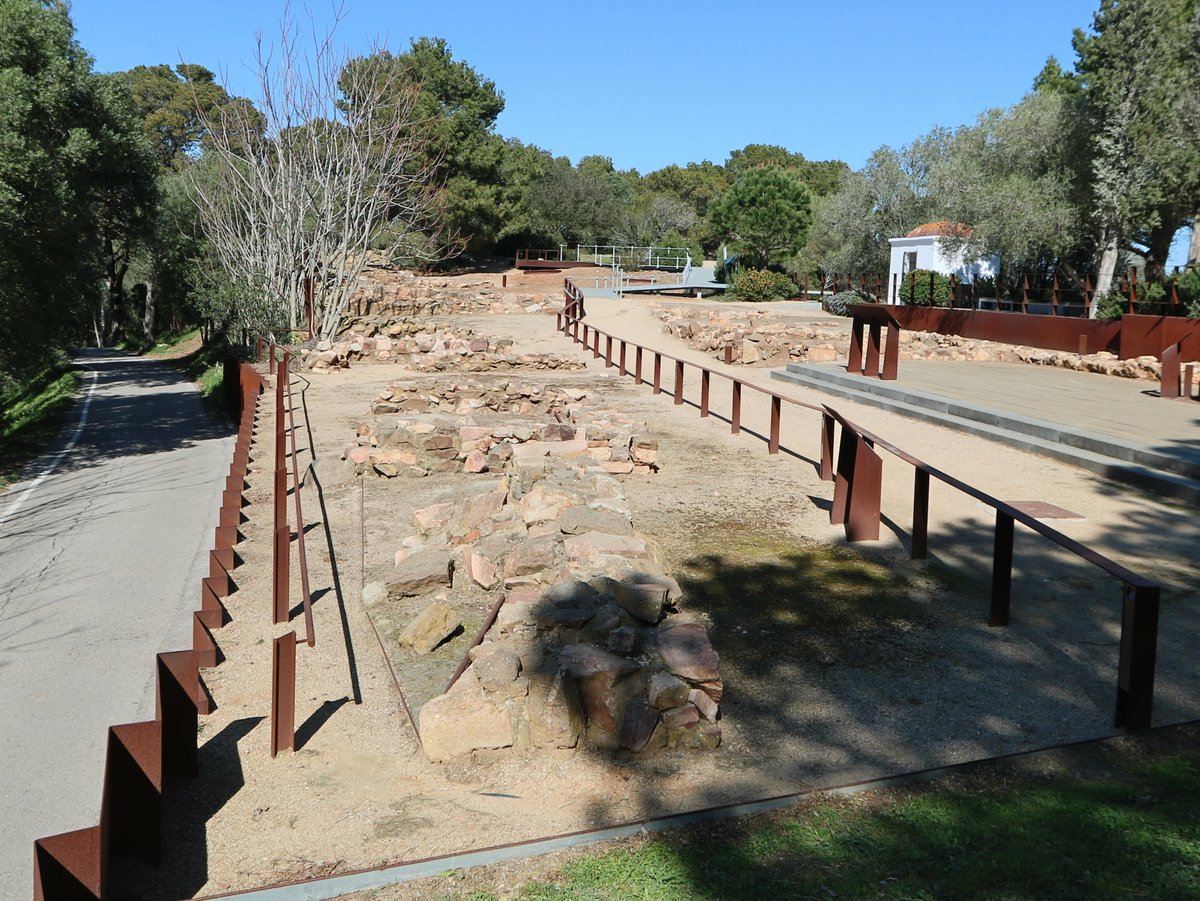 Llafranc. Ruins of Poblat Ibèric Sant Sebastià de la Guarda