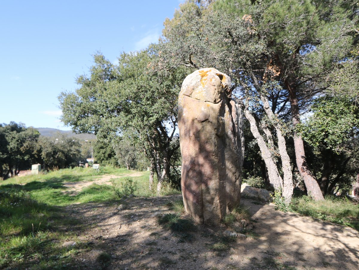 Calonge. The Menhir of Puig ses Forques