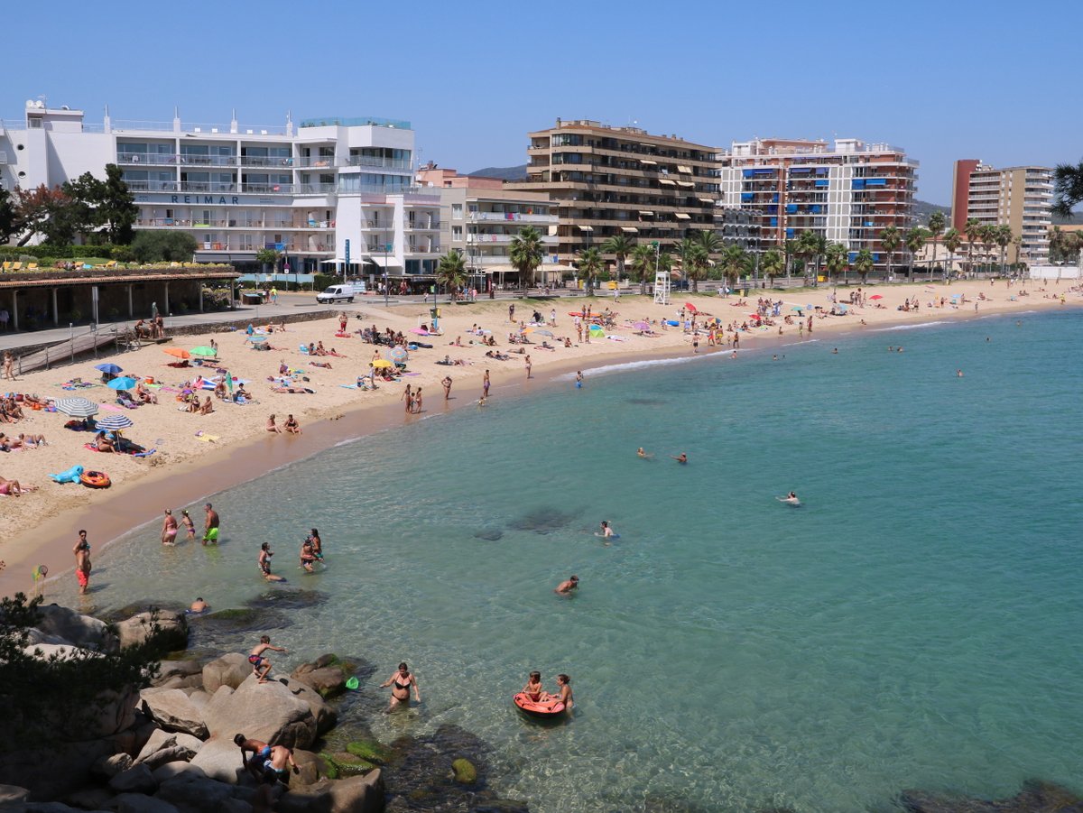 Sant Antoni de Calonge. The Beach of Valentina Tower