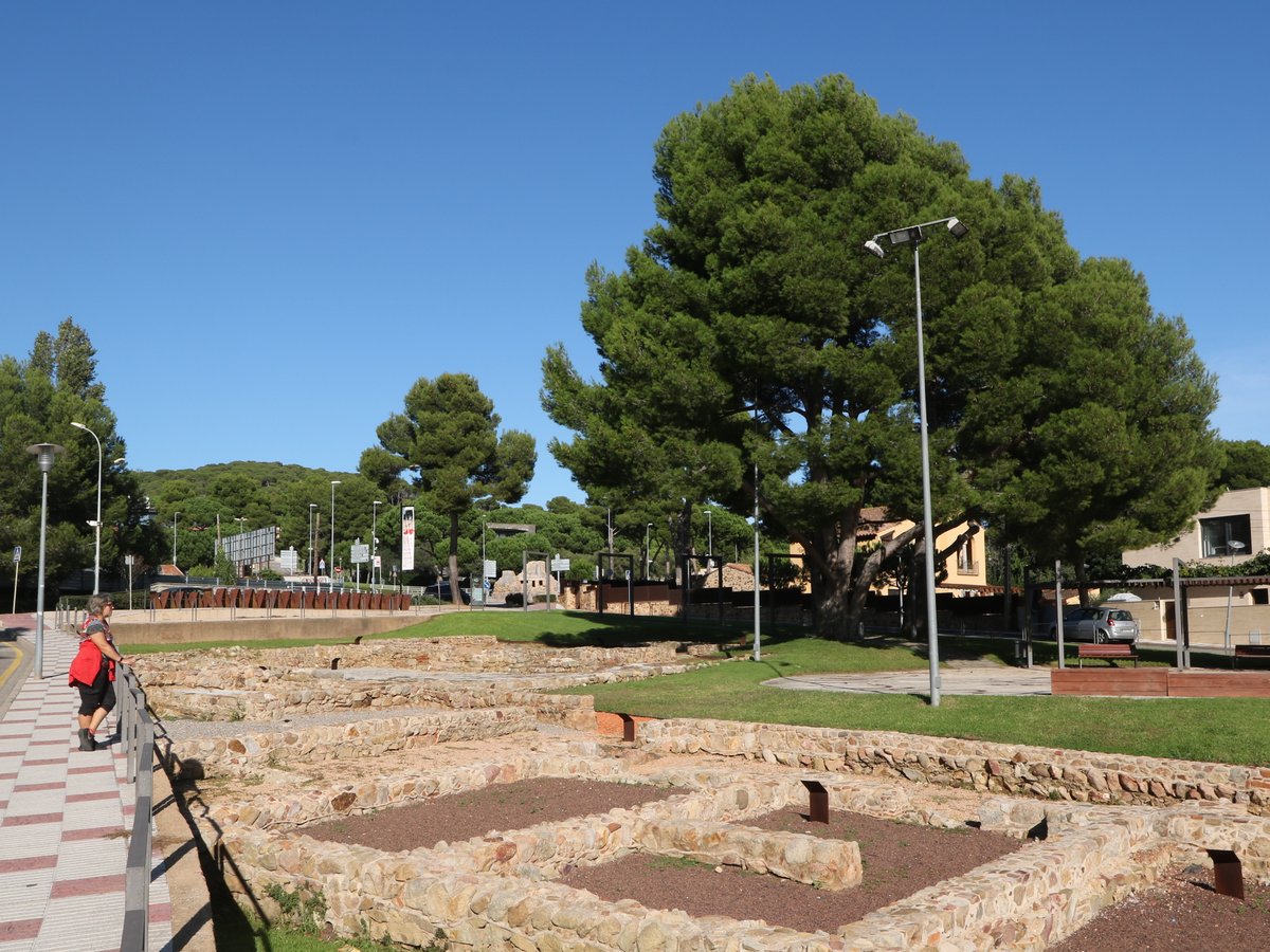 Platja d'Aro. Roman ruins of Platja d'Aro