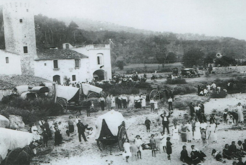 The observation tower Torre Valentina, 1912