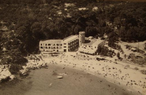 The observation tower Torre Valentina, 1950s